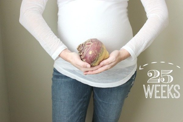 Bộ ảnh đáng yêu minh họa kích thước thai nhi qua các tuần tuổi bằng rau củ