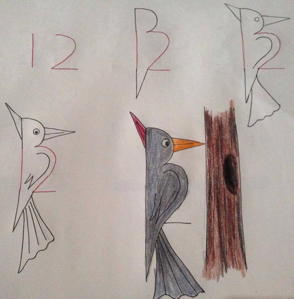 5 phút giúp bố mẹ học vẽ con vật cùng con từ số đếm đơn giản