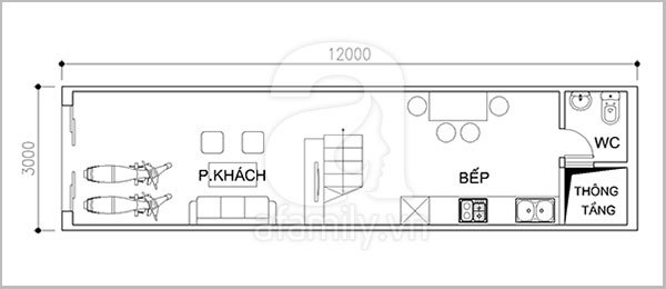 Tư vấn xây dựng nhà ống 36 mét vuông 1