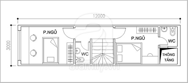 Tư vấn xây dựng nhà ống 36 mét vuông 2 Tư vấn xây dựng nhà ống 36 mét vuông 2