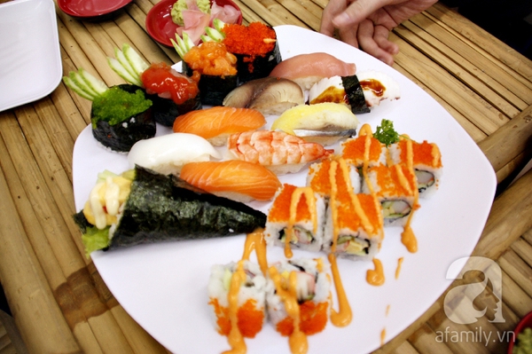 Đi ăn sushi lề đường giá cực bình dân 3