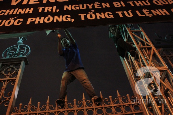 Hội trường Thống Nhất trước giờ lễ viếng Đại tướng 2