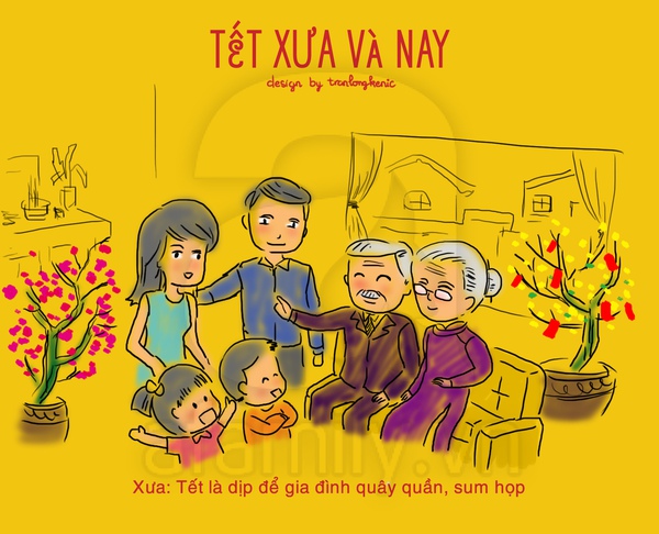 So sánh thú vị giữa Tết xưa và nay 6