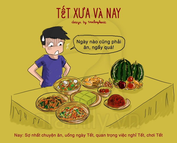 So sánh thú vị giữa Tết xưa và nay 11