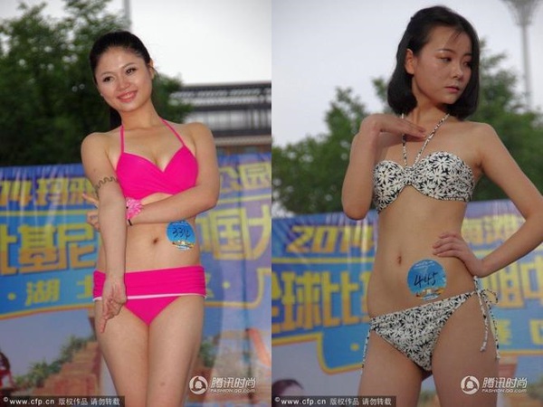 Dàn thí sinh Miss Bikini Trung Quốc gây thất vọng vì quá xấu 7