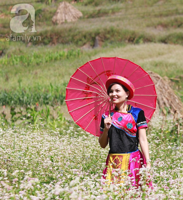 Trai xinh, gái đẹp khoe ảnh đẹp lung linh bên hoa tam giác mạch