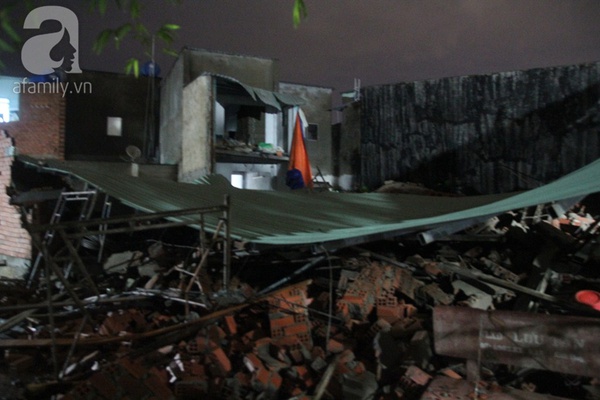 Sập nhà trong mưa giông, 1 người chết, nhiều người bị thương nặng