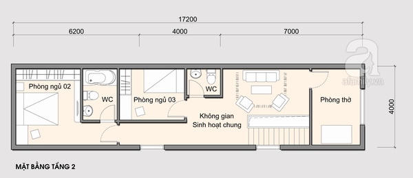 Tư vấn cải tạo nhà ống cho gia chủ mệnh Kim 3