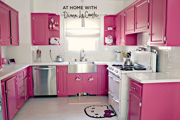 Ngắm căn bếp Hello Kitty cực xinh của đôi vợ chồng son 2