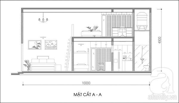 Tư vấn cải tạo thêm phòng ngủ cho nhà 30m² có 5 người ở 3