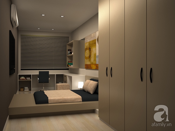 Tư vấn bố trí nội thất cho phòng ngủ rộng 18m² 3