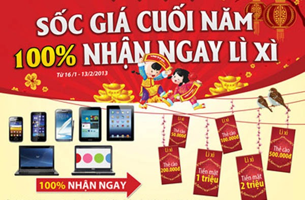 Những khuyến mãi hấp dẫn ngày 16/1 5