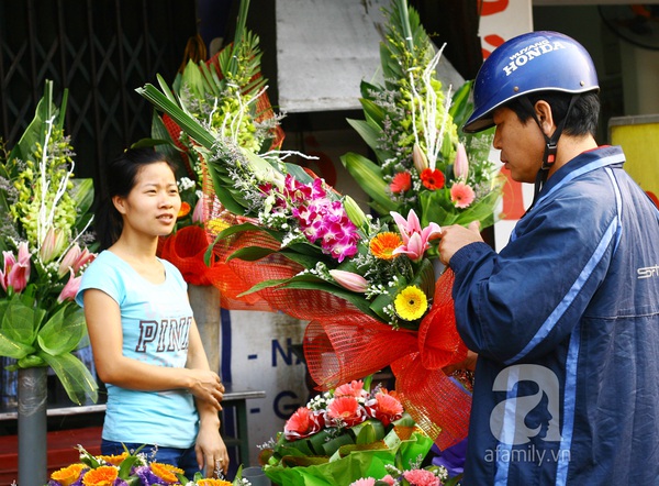 Hoa chiều 8/3: 