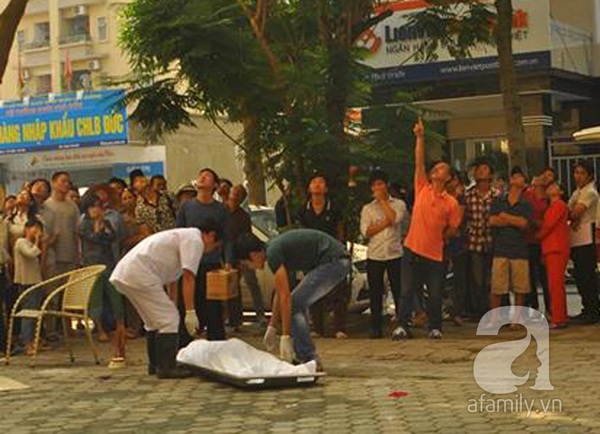 H&agrave; Nội: Một phụ nữ tự tử từ tầng 7  1