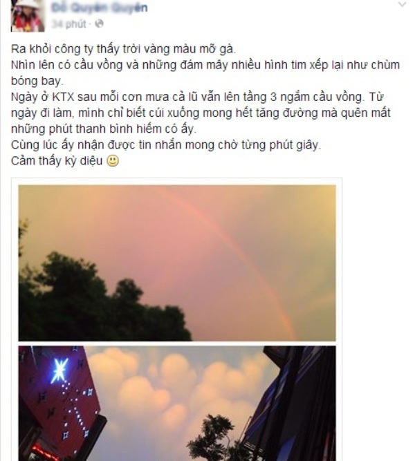 Sau cơn mưa, Hà Nội xuất hiện cầu vồng, mây vẩy rồng tuyệt đẹp 14