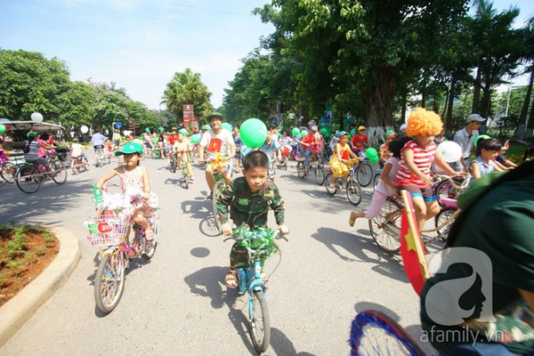 Quốc tế thiếu nhi: 500 trẻ em Thủ đô đạp xe vì biển đảo quê hương 8