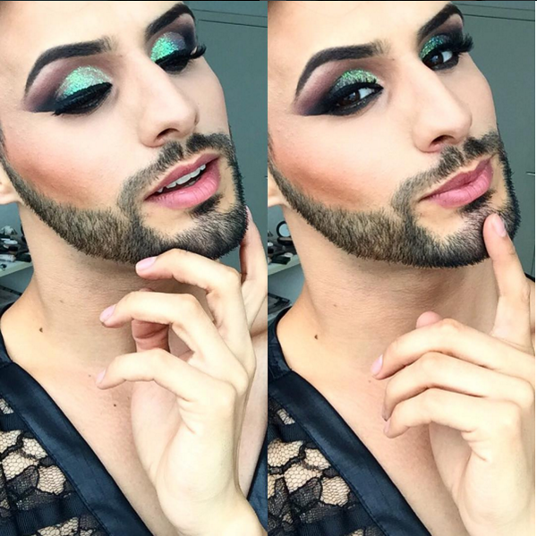 Những ch&agrave;ng trai trang điểm khiến ph&aacute;i đẹp cũng phải ngỡ ng&agrave;ng