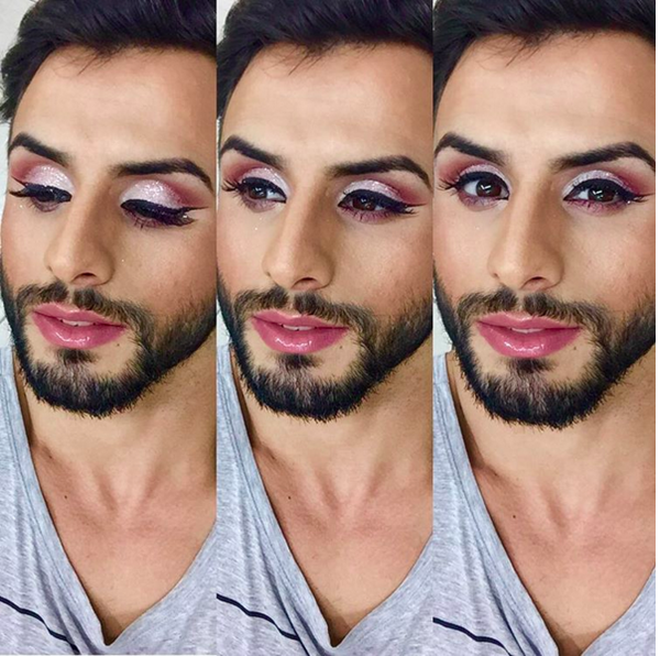 Những ch&agrave;ng trai trang điểm khiến ph&aacute;i đẹp cũng phải ngỡ ng&agrave;ng