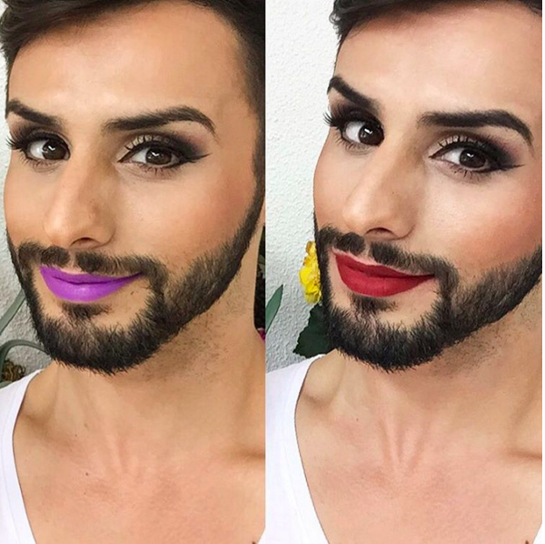 Những ch&agrave;ng trai trang điểm khiến ph&aacute;i đẹp cũng phải ngỡ ng&agrave;ng