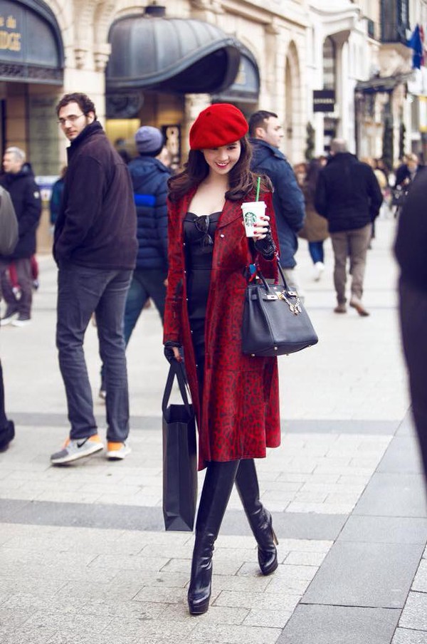 H&agrave; Hồ, Thu Thảo khoe ch&acirc;n thon với street style duy&ecirc;n d&aacute;ng 5