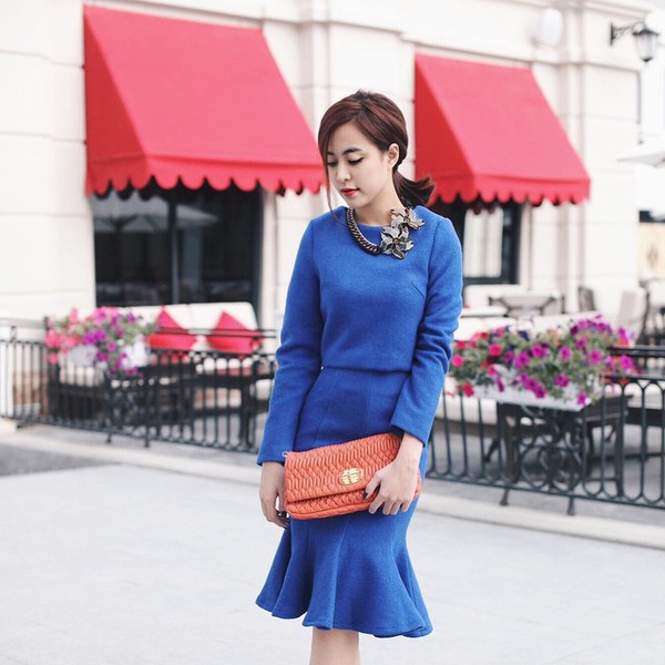 Thu Thảo dịu d&agrave;ng, Ngọc Trinh quyến rũ trong street style đ&oacute;n Tết 9