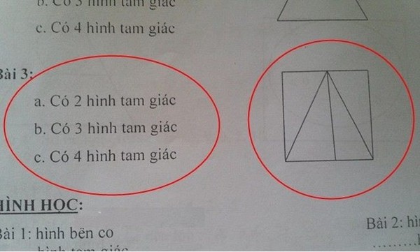 Những đề Toán tiểu học khiến cộng đồng mạng 