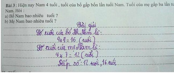 Những đề Toán tiểu học khiến cộng đồng mạng 