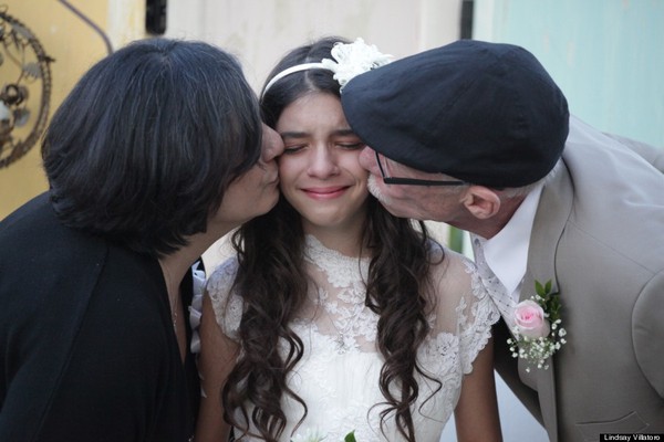 Xúc động đám cưới của người cha ung thư dành cho con gái 11 tuổi 5