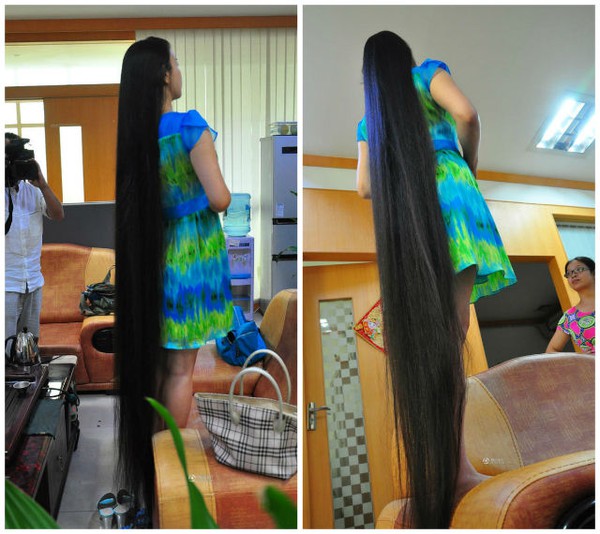 Bán đấu giá mái tóc dài 2 mét để quyên tiền cho trường học 7