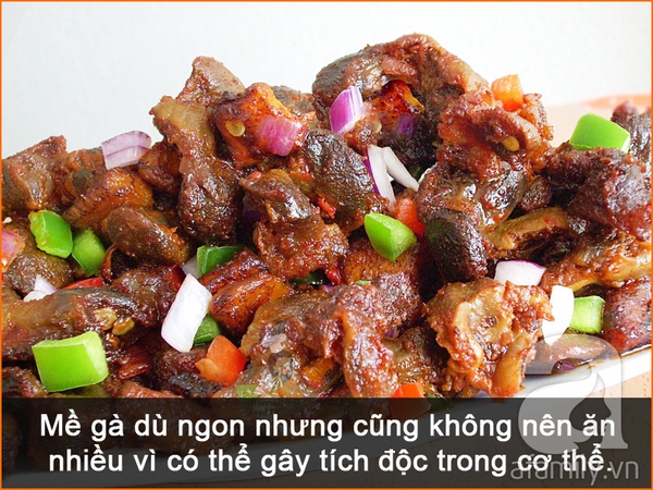 bo phan ga khong nen an