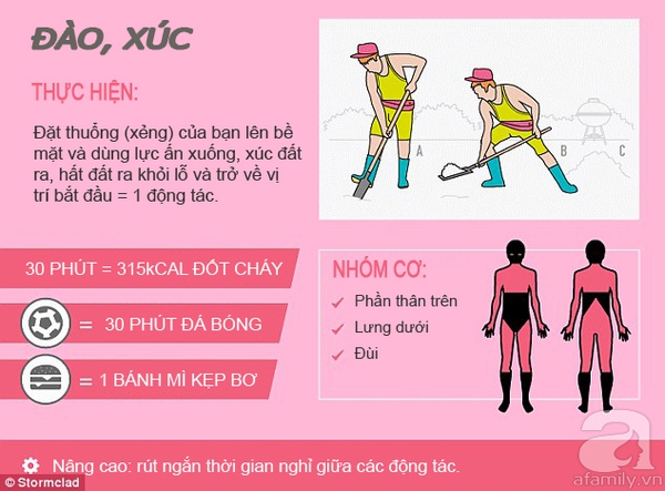 làm việc nhà để giảm cân4