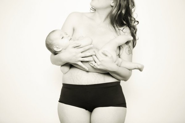Những hình ảnh thật đến từng cen-ti-mét về cơ thể phụ nữ sau sinh 2