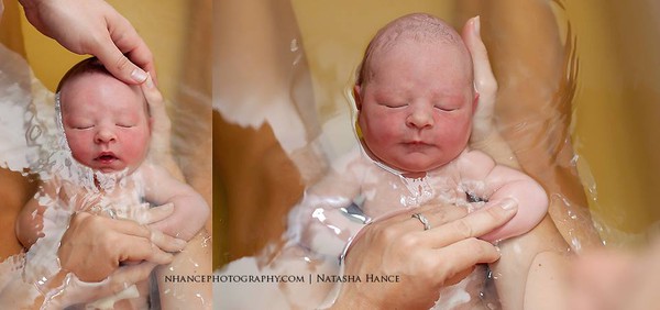 Những thước ảnh tuyệt vời về em bé được sinh ra dưới nước 1