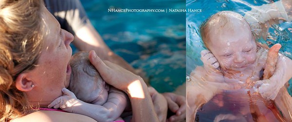Những thước ảnh tuyệt vời về em bé được sinh ra dưới nước 15