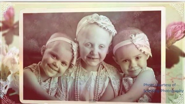 Bộ ảnh đầy xúc động về 3 bé gái ung thư 6