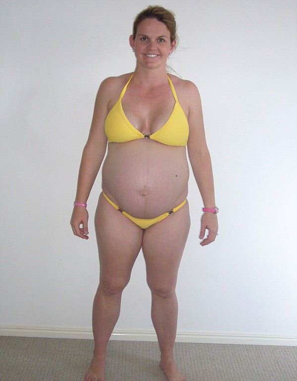 Bà mẹ chụp ảnh bikini sau khi sinh để nhanh lấy lại dáng 8