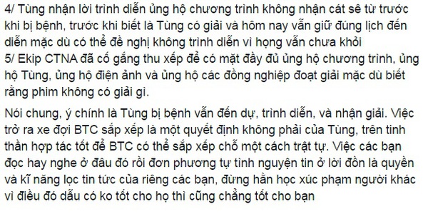 Ảnh Quang Huy bức xúc vì tin Sơn Tùng bỏ Cánh diều vàng 3