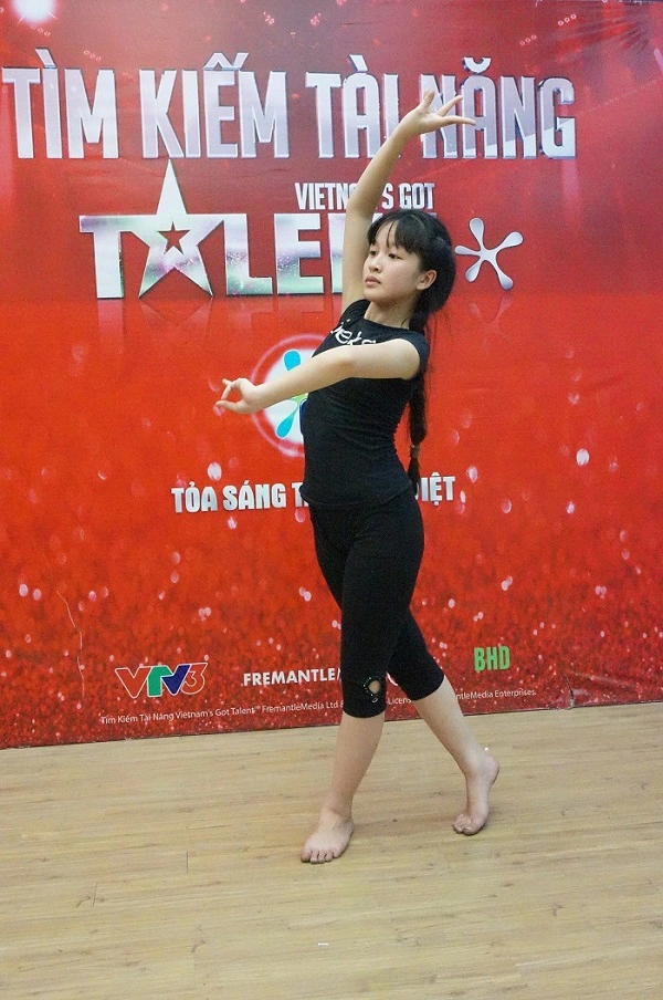 Ảnh vẻ đẹp của mỹ nh&acirc;n 13 tuổi thục anh Vietnam's got talent 1