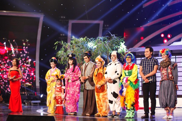 Ảnh nhóm kịch Chuồn Chuồn giấy ở Vietnam's Got Talent 1