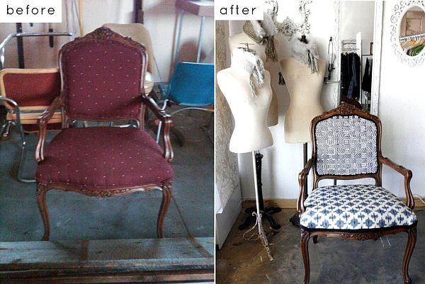 Những gợi ý tân trang ghế cũ thành đồ nội thất đẹp mắt 4
