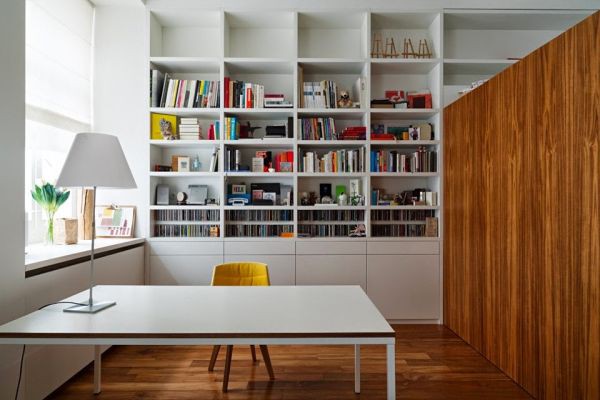 Căn hộ 32m&sup2; với ph&ograve;ng ngủ - nh&agrave; tắm nằm trong khối hộp 6