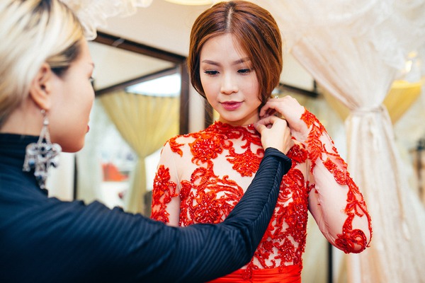  váy cưới Á hậu Diễm Trang