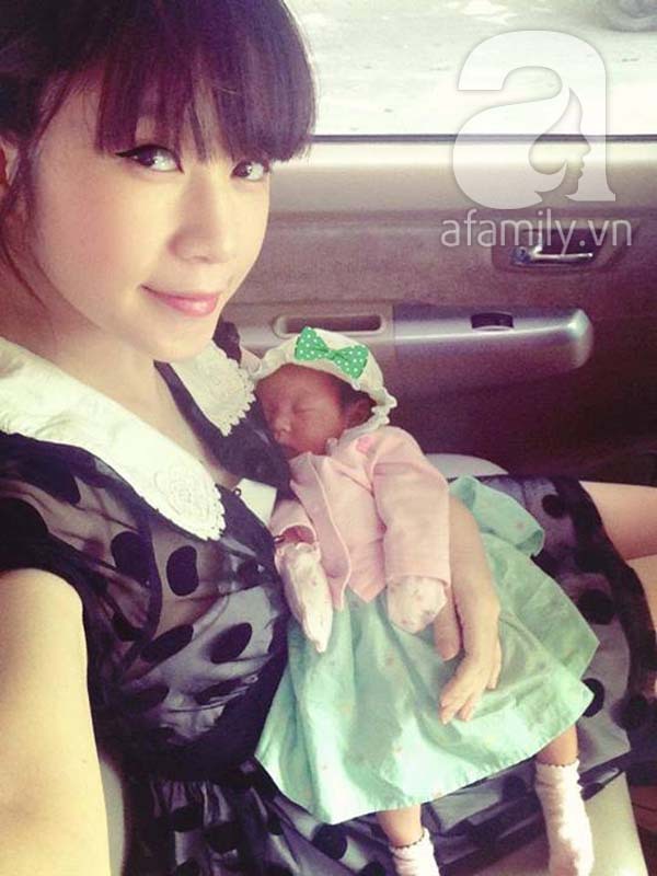Hotgirl Minh Hà - bà mẹ mát tay nuôi dạy 2 bé con xinh đẹp 9