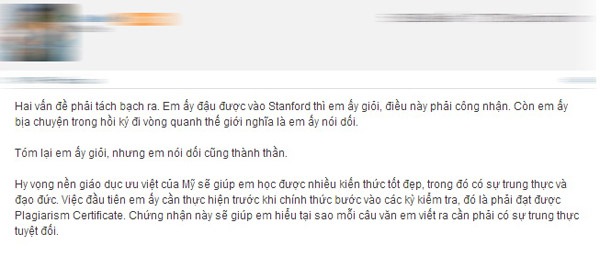 Cộng đồng mạng “dậy sóng” trước tin Huyền Chip được nhận vào ĐH Stanford 2