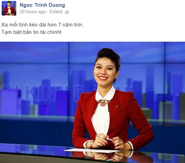 MC Ngọc Trinh “tạm biệt” Bản tin tài chính, người hâm mộ tiếc nuối 2