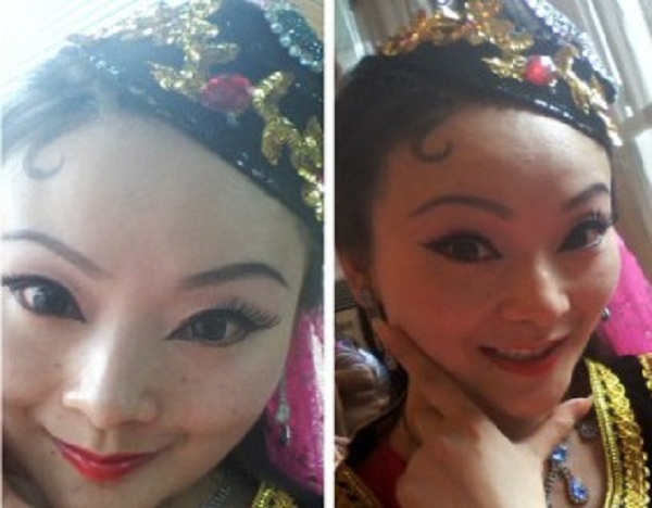 C&ocirc; n&agrave;ng c&oacute; khu&ocirc;n mặt nhọn hoắt như x&agrave; tinh  5