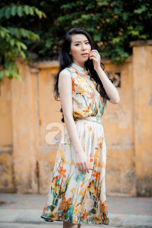 Cuối tuần dạo phố với trang phục sắc hoa rực rỡ 2