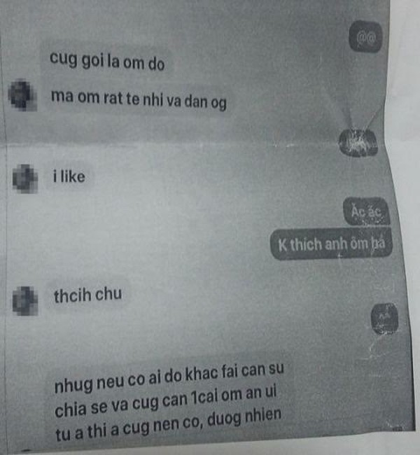 Tin nhắn giữa em A và cô N