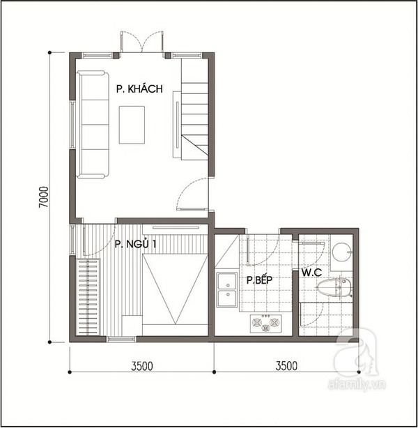 Tư vấn cải tạo nhà nhỏ không cần đập phá 2