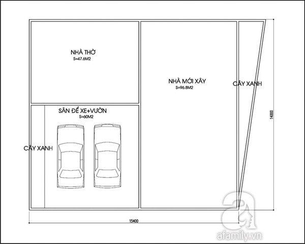 Tư vấn thiết kế nhà 1 tầng thông minh trên mảnh đất hình thang 1